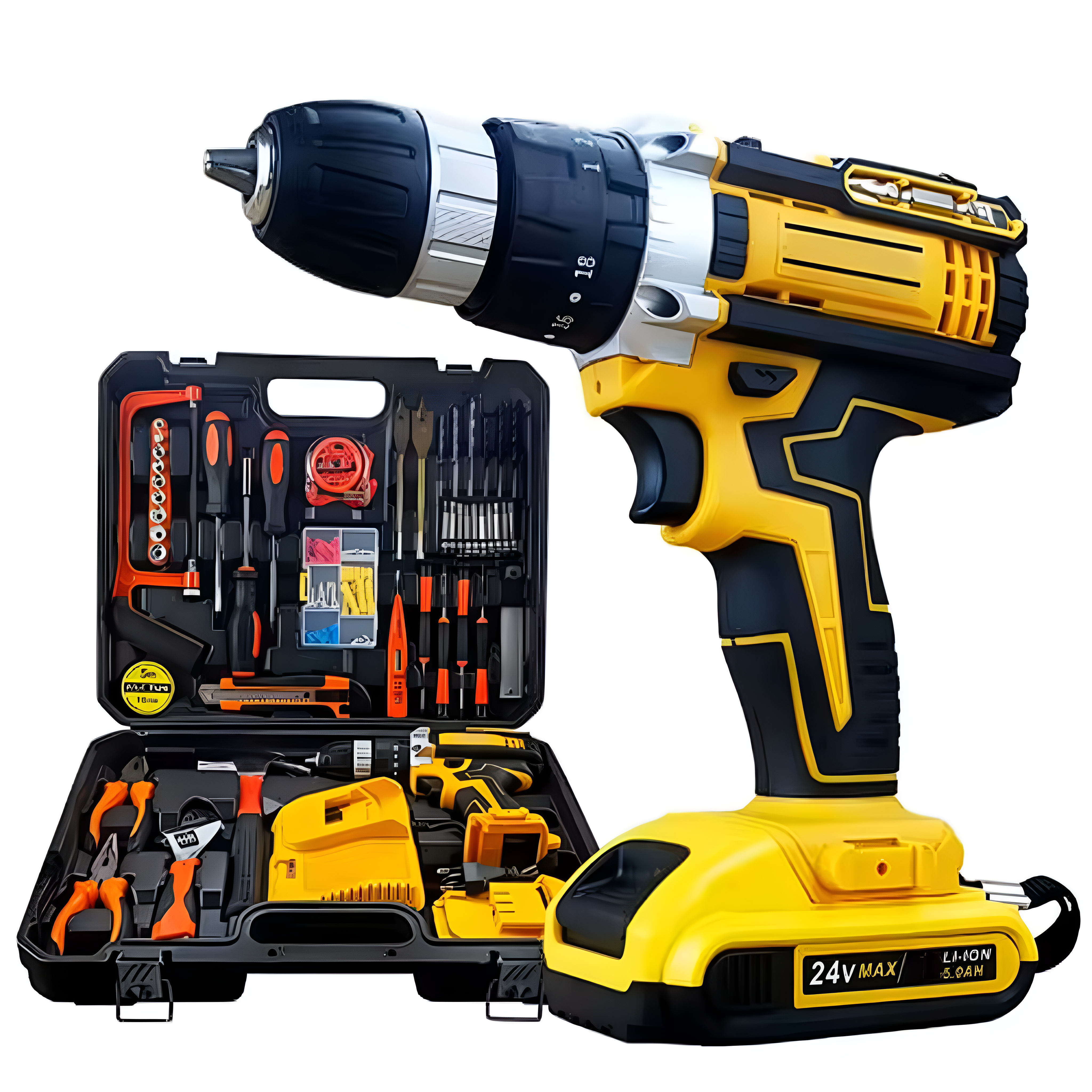 TitanVolt Pro Lithium Power Drill Kit